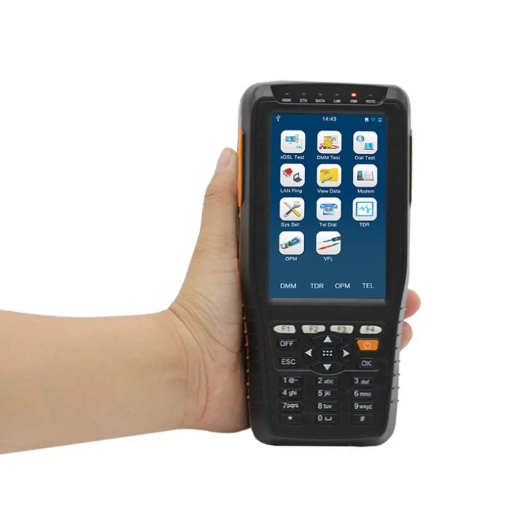 Handheld TM-600T with TDR funcion VDSL VDSL2 Tester ADSL WAN & LAN Tester xDSL Line Test Equipment