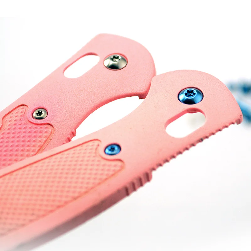 Set completo di viti per manico a coltello in lega di titanio per Mini pinza da banco 555 556 557 strumento EDC tascabile su misura fai da te fai unghie