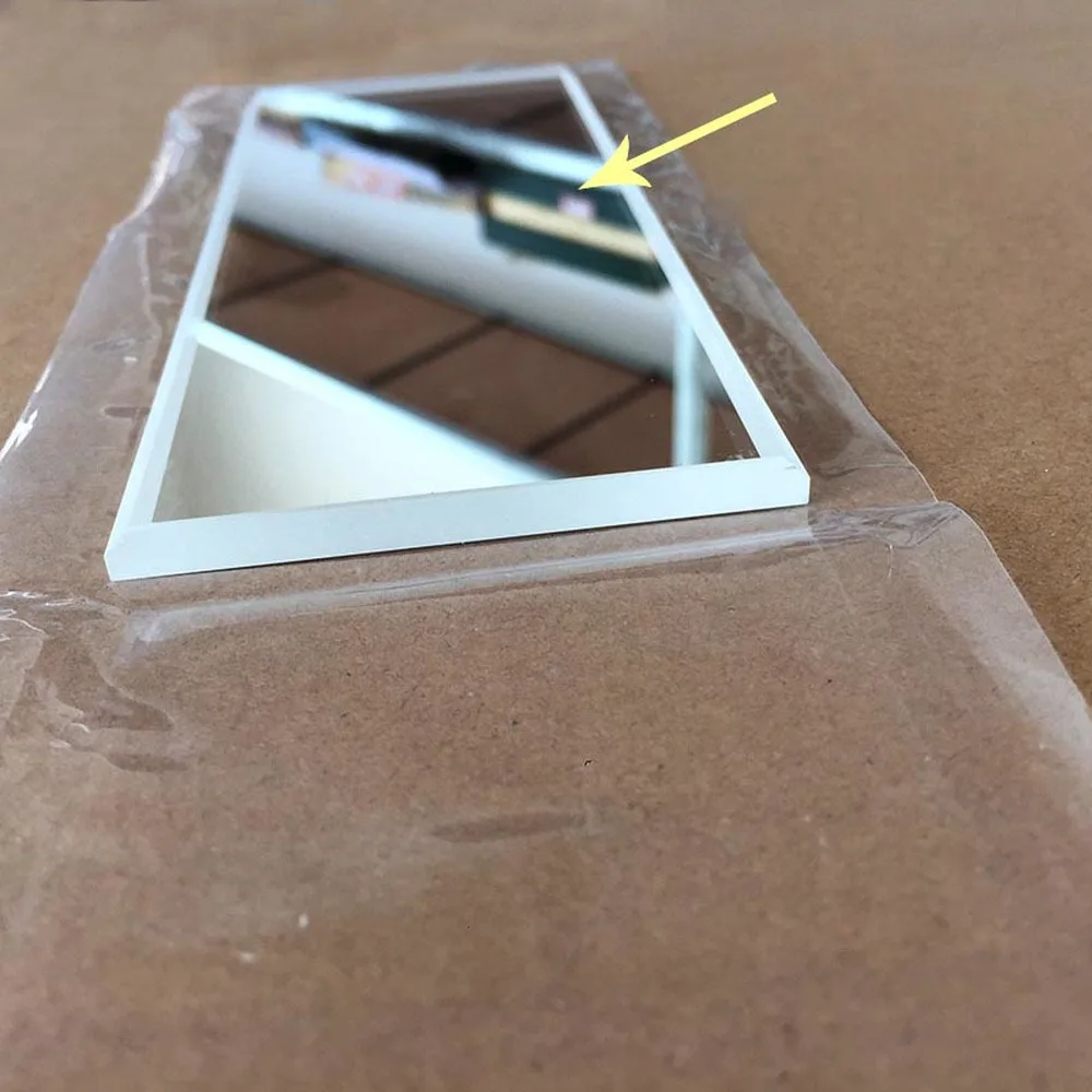 Flat Reflector Mirror 30mm Diameter Round Optical Glass Student Experimental Sheet Aluminized Mirror Lenes Customized