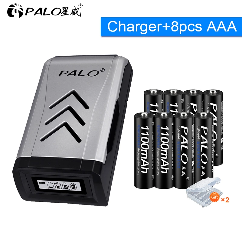 AAA Rechargeable Battery 1100mAh Ni-MH 1.2V NiMH 3A Batteries for Camera Microphone Toy Car