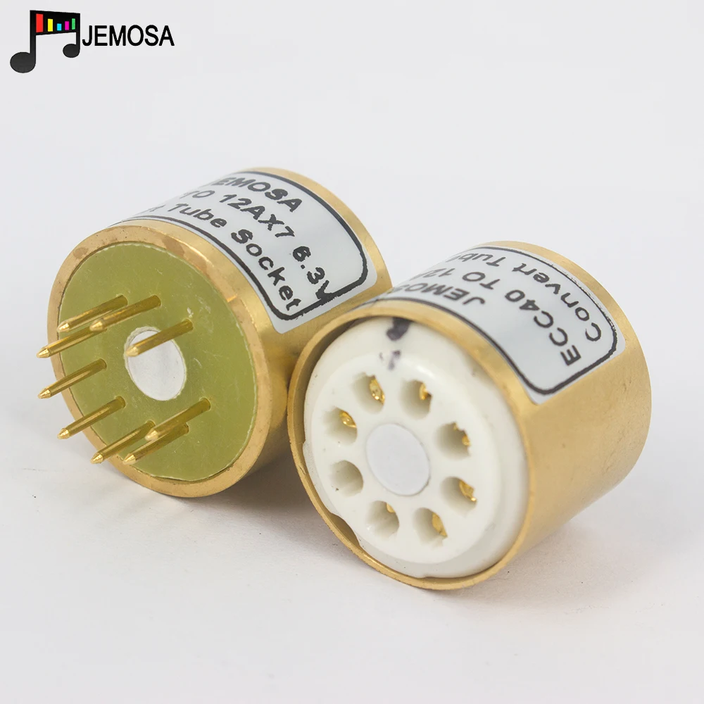 1PC ECC40 do 12AX7 12AU7 12AT7 ECC81 ECC82 ECC83 7025 CV4003 5751 DIY HIFI Audio wzmacniacz lampy elektronowej konwersji Adapter gniazda