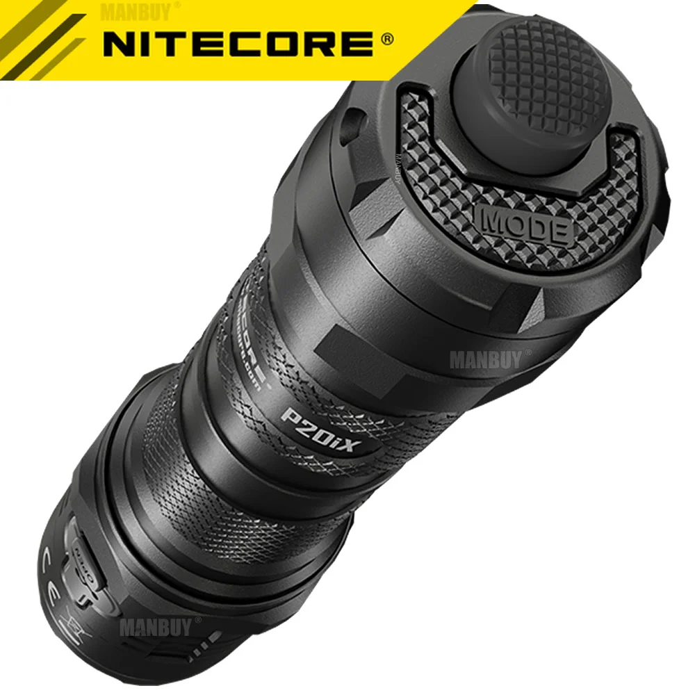 Genuine NITECORE P20iX 4000Lms CREE XP-L2 V6 4LED Rechargeable Tactical Flashlight 5000mAh NL2150HPi 21700 Battery Outdoor