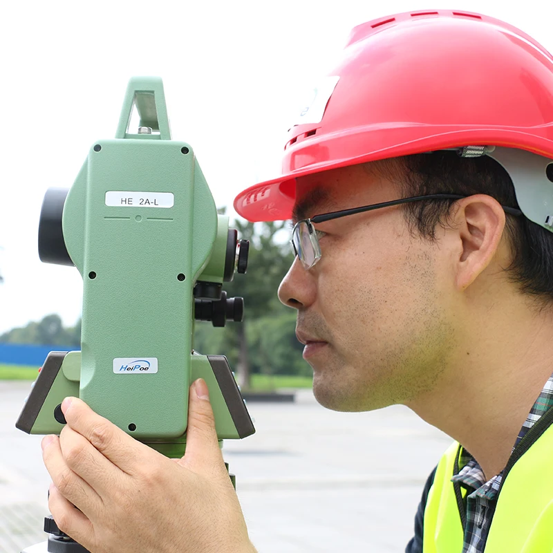 High Quality Theodolite HE2A -L Surveying Instrument Accuracy 2‘’ Digital Laser Theodolite