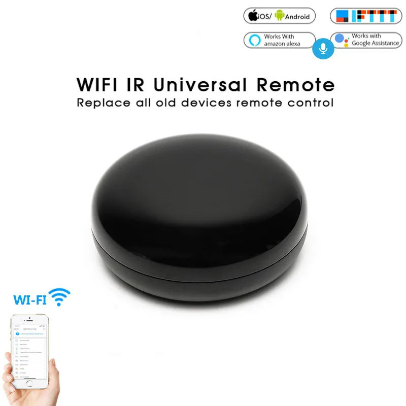 

Wifi Smart IR Remote Control Infrared Universal Smart Life APP Control One for All TV DVD AUD Voice wireless Remote Control