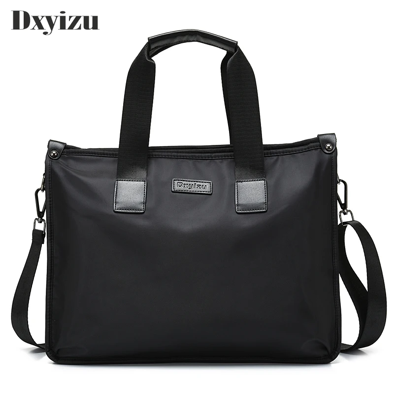 Large Capacity Single Shoulder Bag 14 Inches Travel Bag Unisex Casual Fashion Handbags Nylon Business Briefcase Laptop Bag