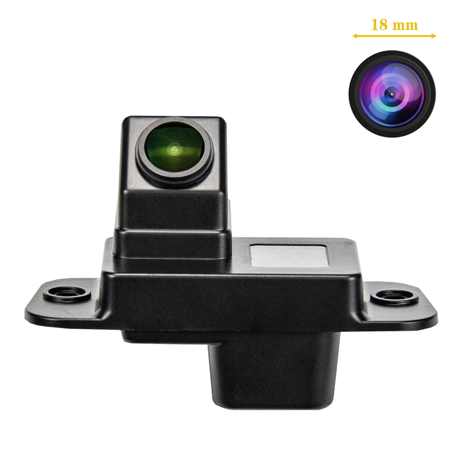 Misayaee Free Filter HD 1280 * 720P Car Rear View Camera Plate Light for Ssang Yong Korando /Kyron / Rexton‖/ Rodius / Stavic