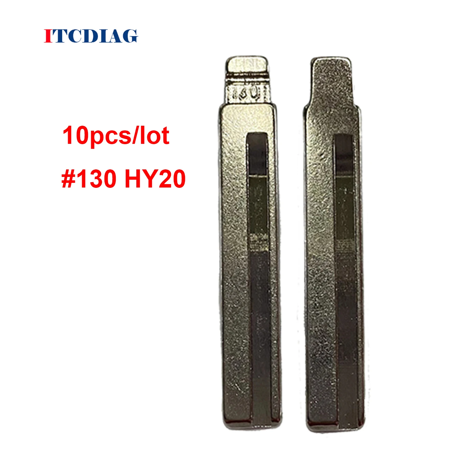 10 pcs/lot #130 lishi HY20 HYN17R Metal Blank Uncut Flip KD VVDI Remote Key Blade for Hyundai VERNA Kia SSANG YONG Chairman W