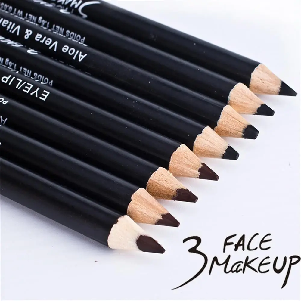 New Fashion Wooden Waterproof Eyeliner Pen Makeup Women Pencil