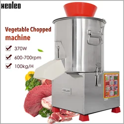 XEOLEO 100kg/h Garlic shredder Vegetable Chopped machine Shredding Machine Stainless steel Meat/Pepper/Ginger/celery grinder