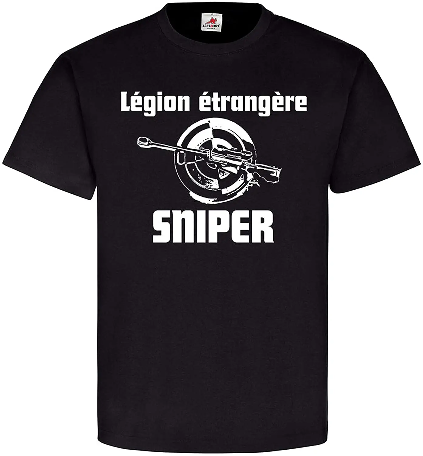 Sniper Legion Etrangere Legion Legion Etrangere Badge Men T-Shirt Short  Casual 100% COTTON  O-Neck  T Shirt