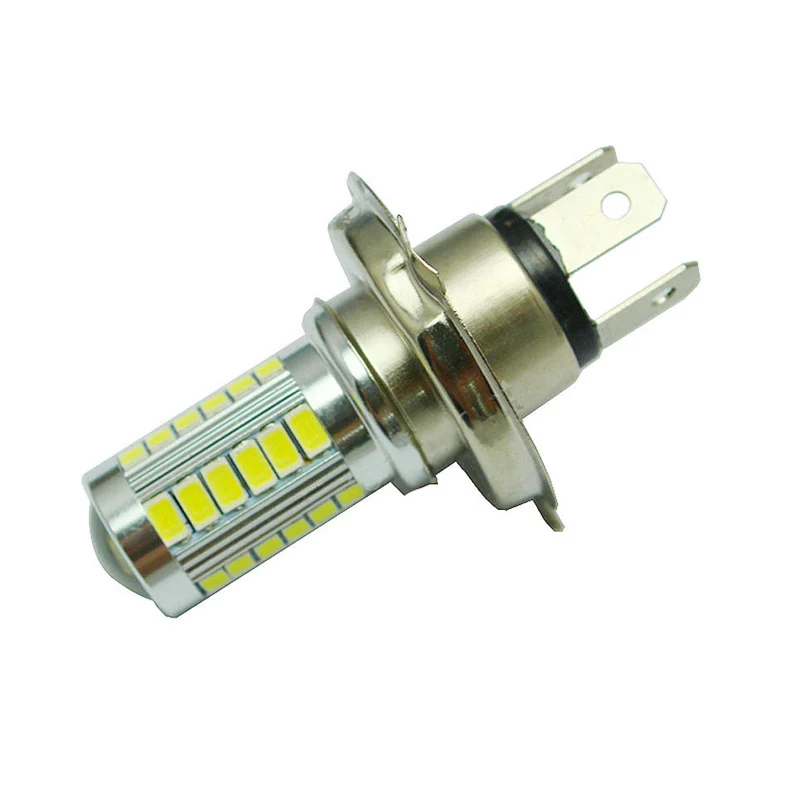 Faro LED antiniebla blanco para coche, Bombilla de conducción, flujo luminoso, temperatura de Color de 5630 LM, 800 ~ 6000 k, H4, H7, 33SMD, 6500,