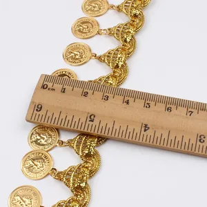 Pullu dantel için parti, düğün, elbise, couture, el yapımı ile altın, ve gümüş, detayları ile 35mm film ve 1 yard için bir dans parti Kumaş için en iyi 10 satış, paete dourado-no. 5