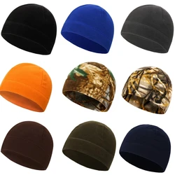 Gorro tático quente para homens, amigo da pele, antiestático, velo polar, à prova de vento, macio, esqui, ciclismo, caminhada, corrida, primavera, inverno