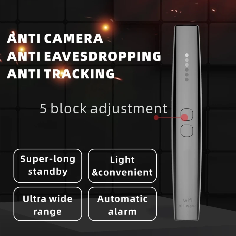 Upgrade Camera Lens Infrared Finder Alarm Long Distance Signal Detector GPS Tracker Listening Device Camera Detection