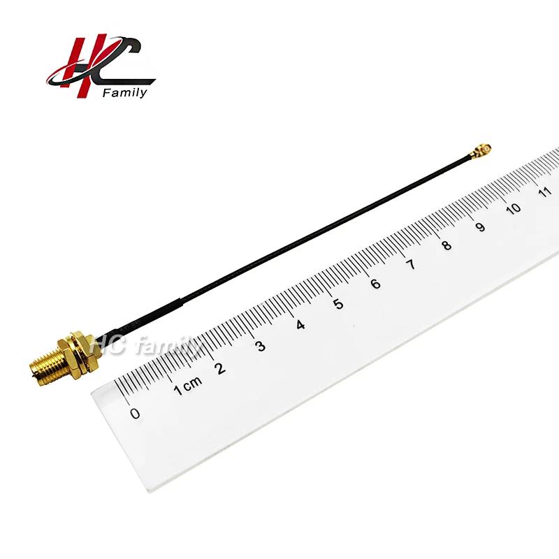 1pc RF1.37 IPEX MHF to RP SMA Female Connector WiFi Pigtail Cable Antenna 10cm3.93in