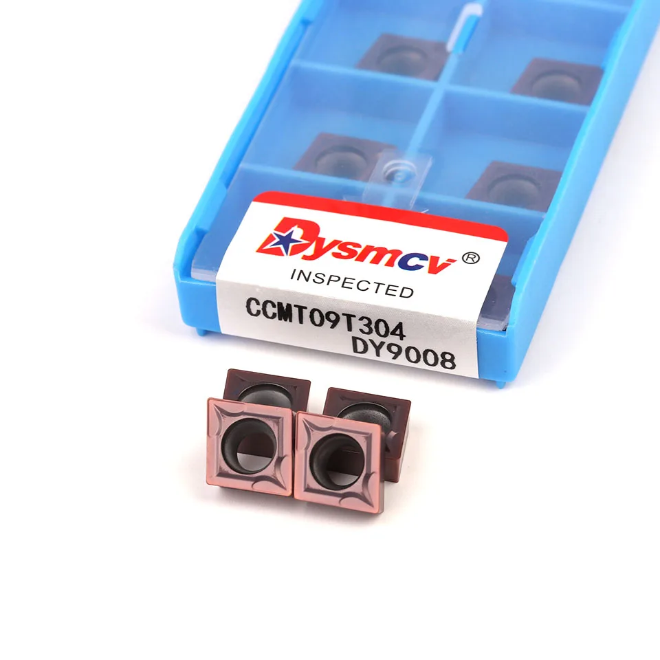 CCMT060204 CCMT09T304 CCMT120404 DY9008 CCMT060208 DY9008 Carbide Lắp Biến Dụng Cụ Inox Tiện Bằng Máy CNC Cắt