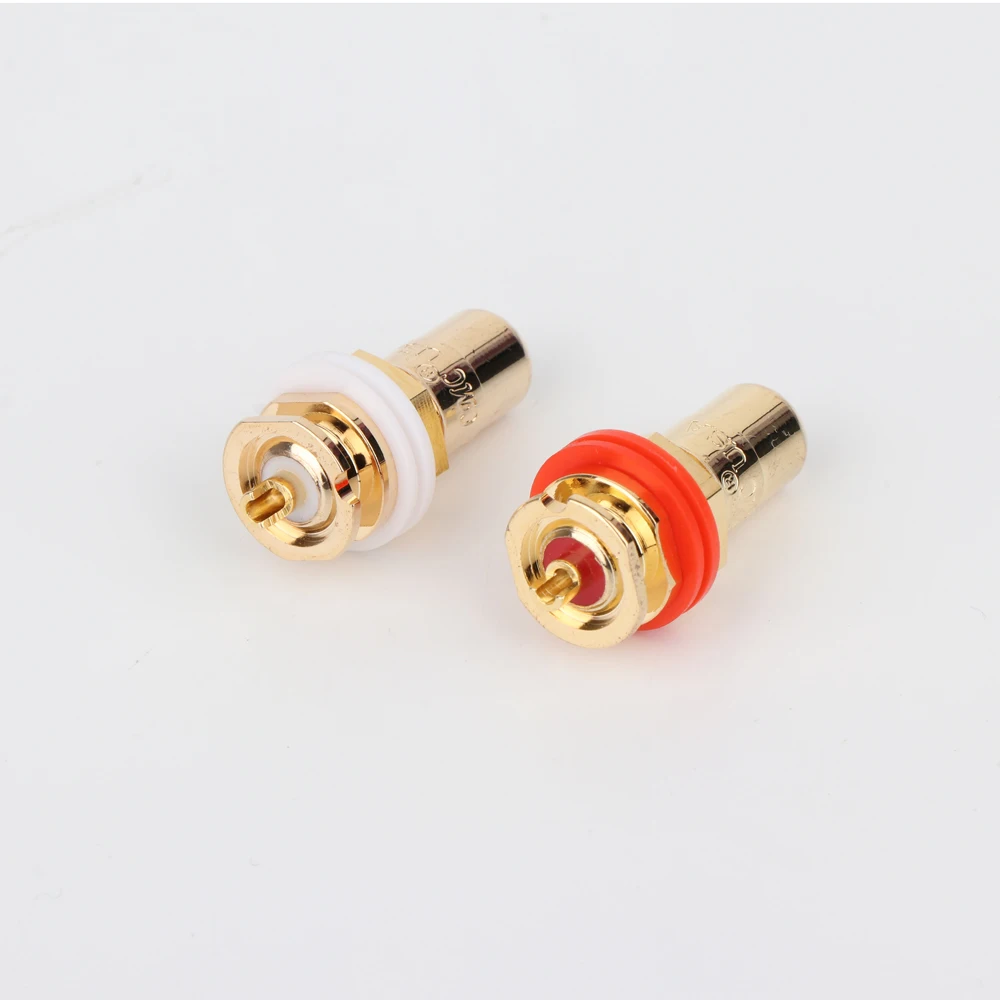 4pcs hifi audio CMC 816-U RCA female Jack RCA Terminal Sockets Gold Plated jack hi-end RCA female connector