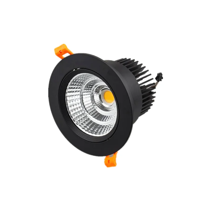 Dimmen AC110-220V Einbau down light 4 Arten von runden 5w 7w 9w 9w 12w 15w 18w Cob LED Decken leuchte Spotlight LED Light House