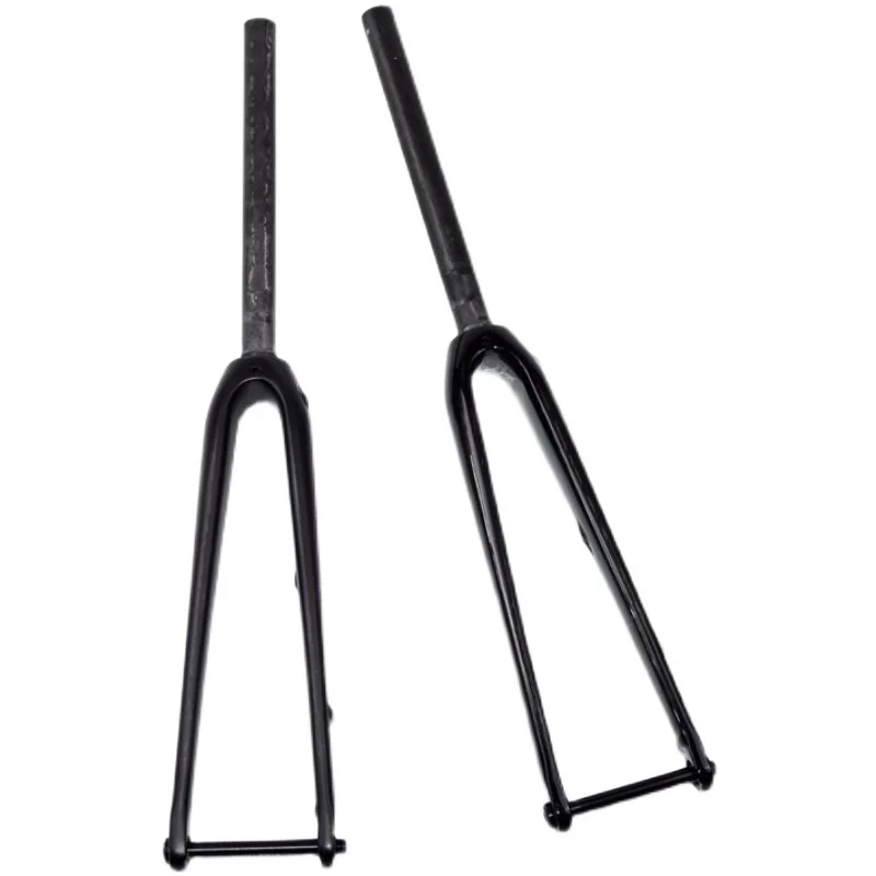 Newest 700C Road bike matt UD full carbon fibre bicycle thru axle flat disc brake front fork Hidden internal cable