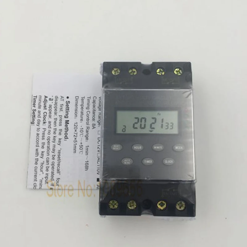 ZYT16G-3a 220V Multi Channel Automatic Program Programmable Timer Switch Time Relay