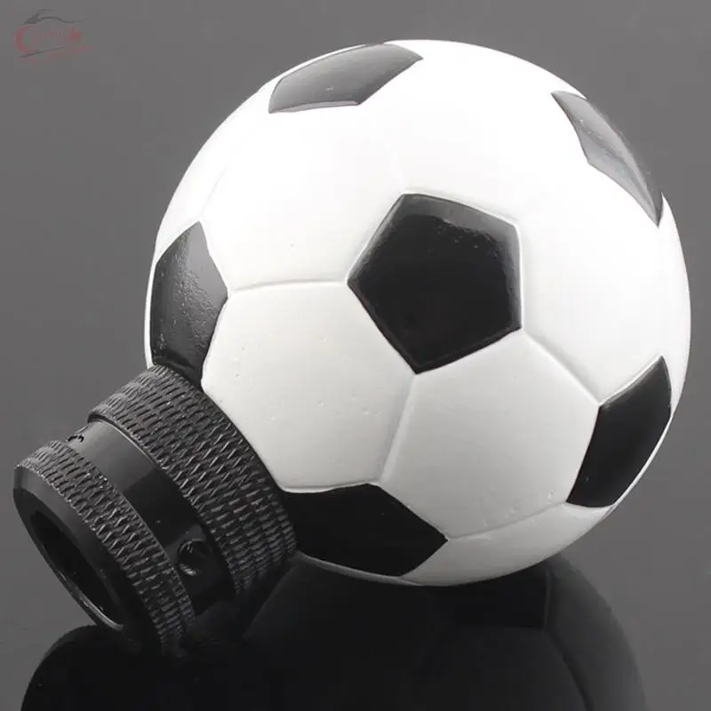 Universal Football Gear Shift Knob Handle Soccer Ball Shift Knob Automatic Manual Shifter Knods Lever for Truck Car Jeep Custom