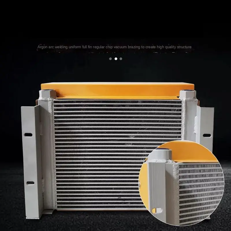 AH1012T Hydraulic Air Cooler 24V/12V/220V/380V Truck-Mounted Crane Modified Fuel Tank Cooling Cooler Air-Cooled Oil Radiator