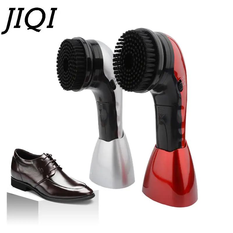 JIQI household  electric mini shoes polisher hand-held portable Leather Polishing Equipment automatic clean machine