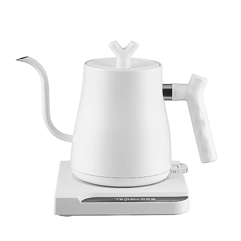 

1.0L Electric Kettle Gooseneck Teapot Household Hand Brewed Coffee Pot Quickly Boil Water Kettle 304 Stainless Steel Kettle 220V