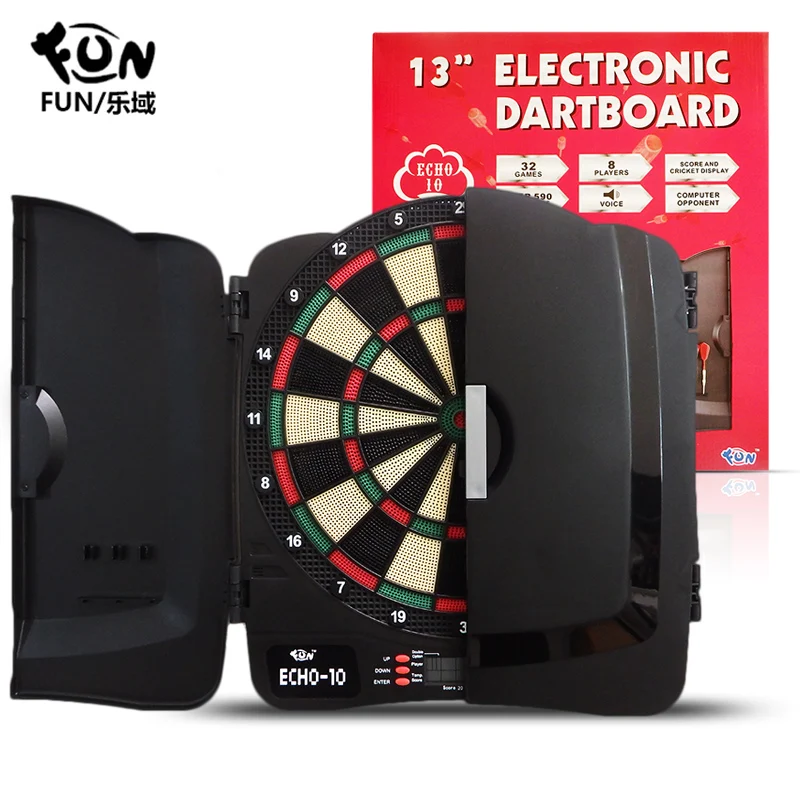 FUN Soft safety electronic dart board set home indoor fitness adult children  Soft  Dart Multiplayer Game