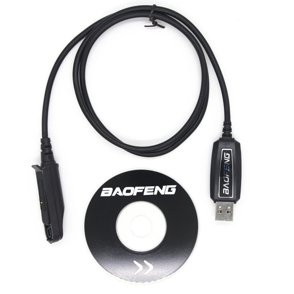 

USB-кабель для программирования, шнур CD для рации Baofeng для BF-UV9R,BF-UV9R Plus,BF-A58,BF-9700 радио, ПК, для записи частотной линии