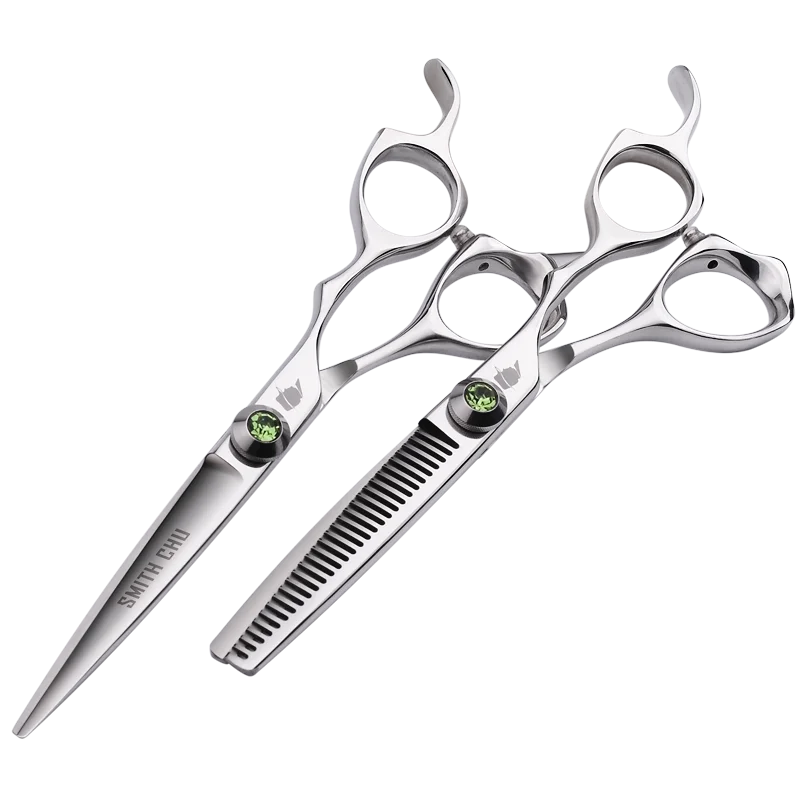 Smith Chu XL120 Mirror Polished Hairdressing 6 Inch 440C Stainless Professional Salon Barbers Cutting Scissor Hair Scissor