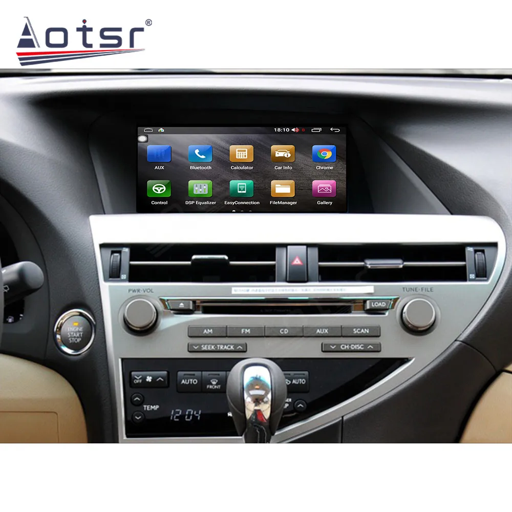 Apple Carplay Wireless Radio Automotive Android 14 For Lexus RX RX270 2009~2014 GPS Navigation Multimedia Car Stereo Head Unit