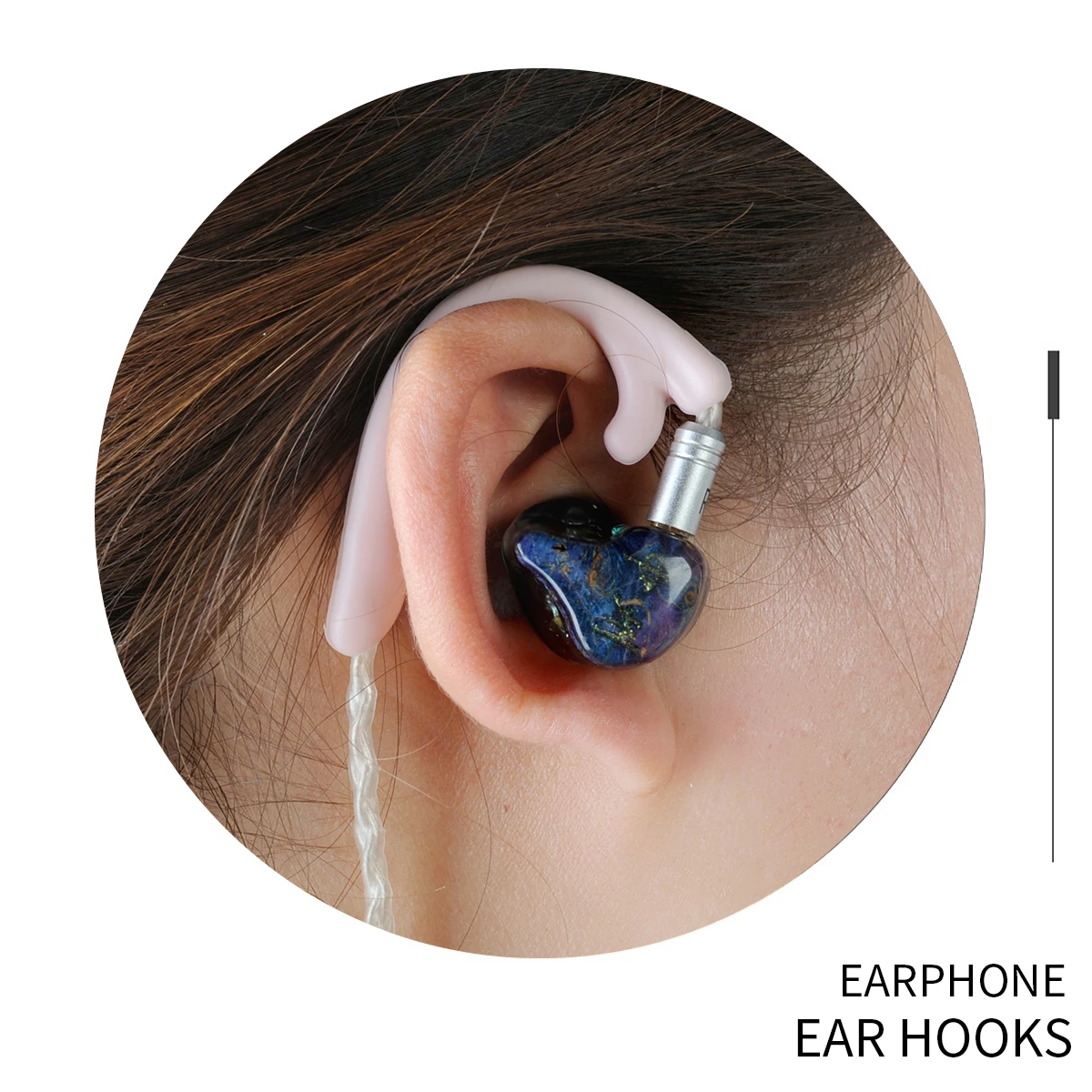 ゼンハイザーie80sie60オーディオテクニカls70is用イヤーフック,インイヤー,ソフトシリコン,スポーツ,落下防止