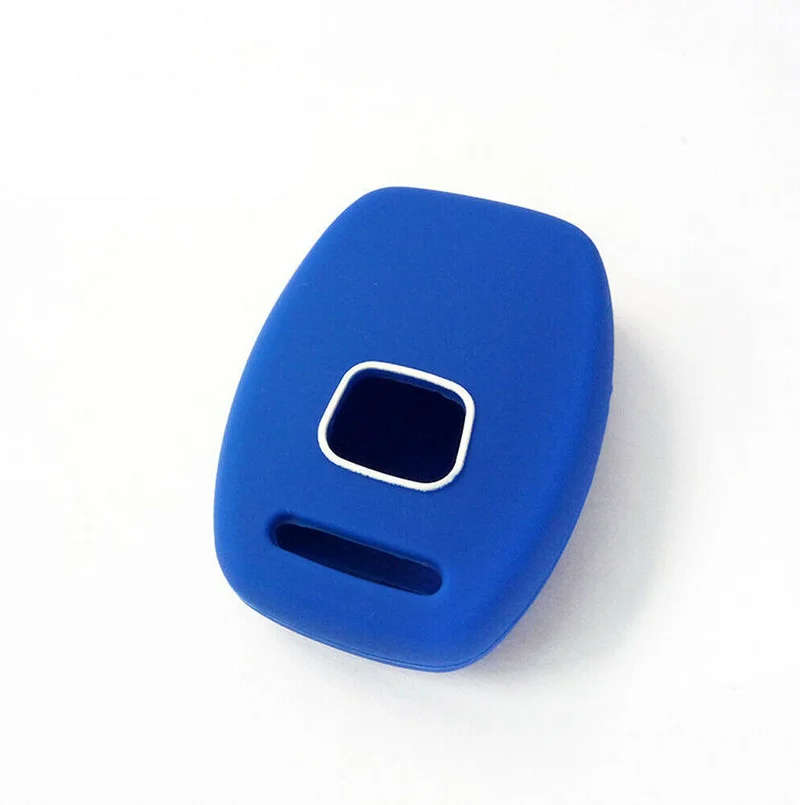 4-Color for Honda Accord Civic Silicone Car Key Case Cover Keyless Fob Shell Skin Holder Protector Covers 4 Button