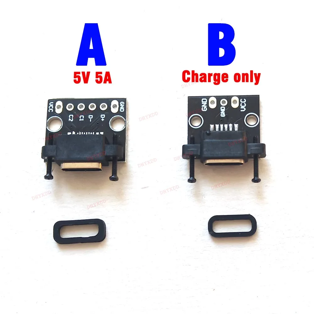 1set Type-C Female USB 3.1 Test PCB Board With Screws Adapter Type C 12P Connector Socket For Data Line Wire Cable Transfer