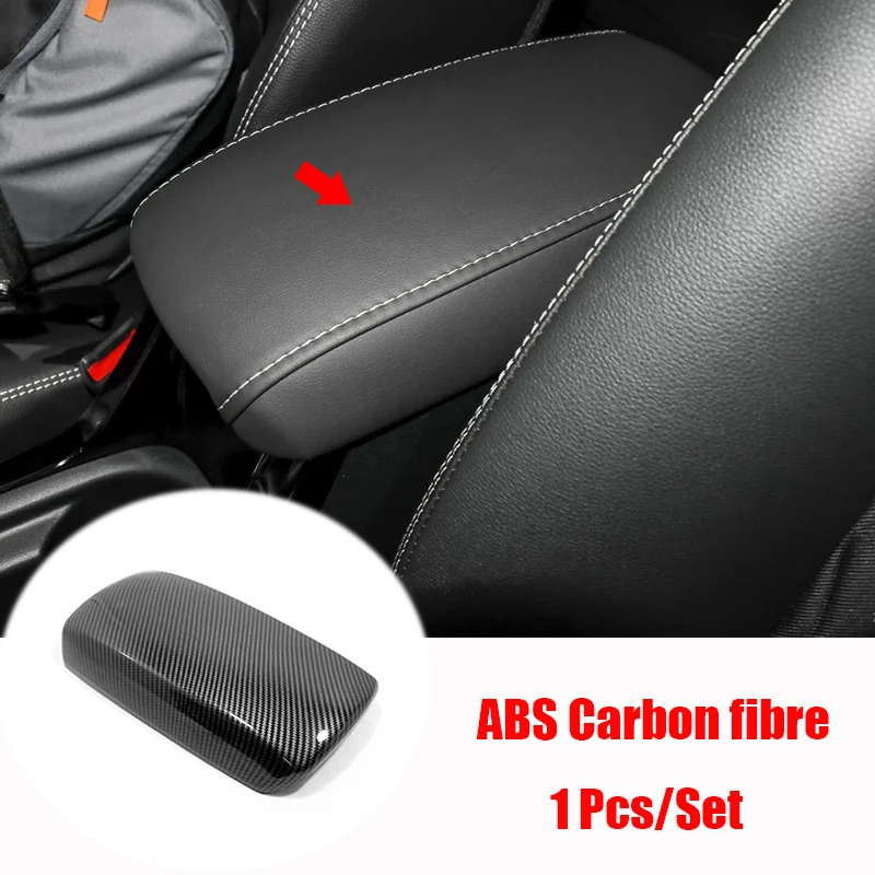 

For Toyota corolla E210 accessories 2019 2020 ABS silver carbon interior Car Armrest Storage box Cover Trim Car styling