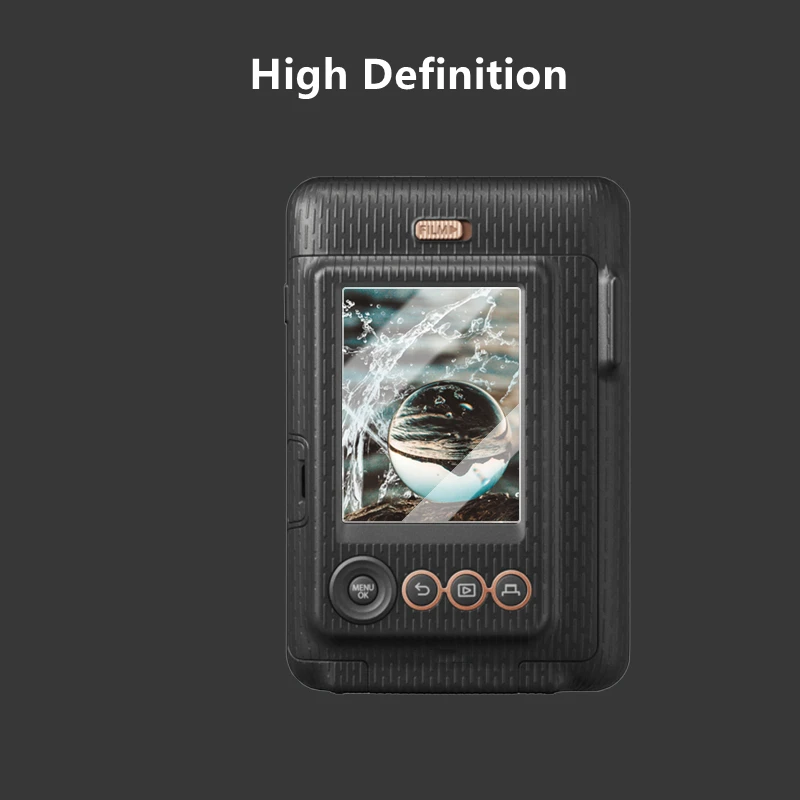 Fuji Mini Liplay Kính Camera Cho Máy Ảnh Chụp Lấy Ngay Fujifilm Instax Mini Liplay Camera Ban Đầu 9H Camera Kính Cường Lực Bảo Vệ Màn Hình LCD