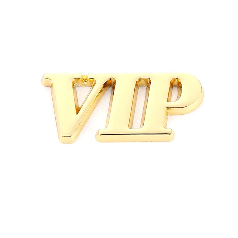 3D Metal VIP Car Sticker Emblem Badge Decals For Audi Nissin Subaru Honda Suzuk Lexus Chevrolet Peugeot Renault Ford