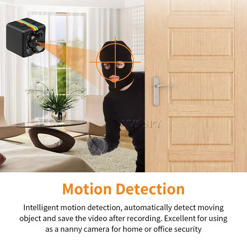 Original SQ11 HD 1080P Mini Camera Night Vision Gizli Kamera Secret Body Camara Espia Invisible Micro Cam Support Hidden TF Card