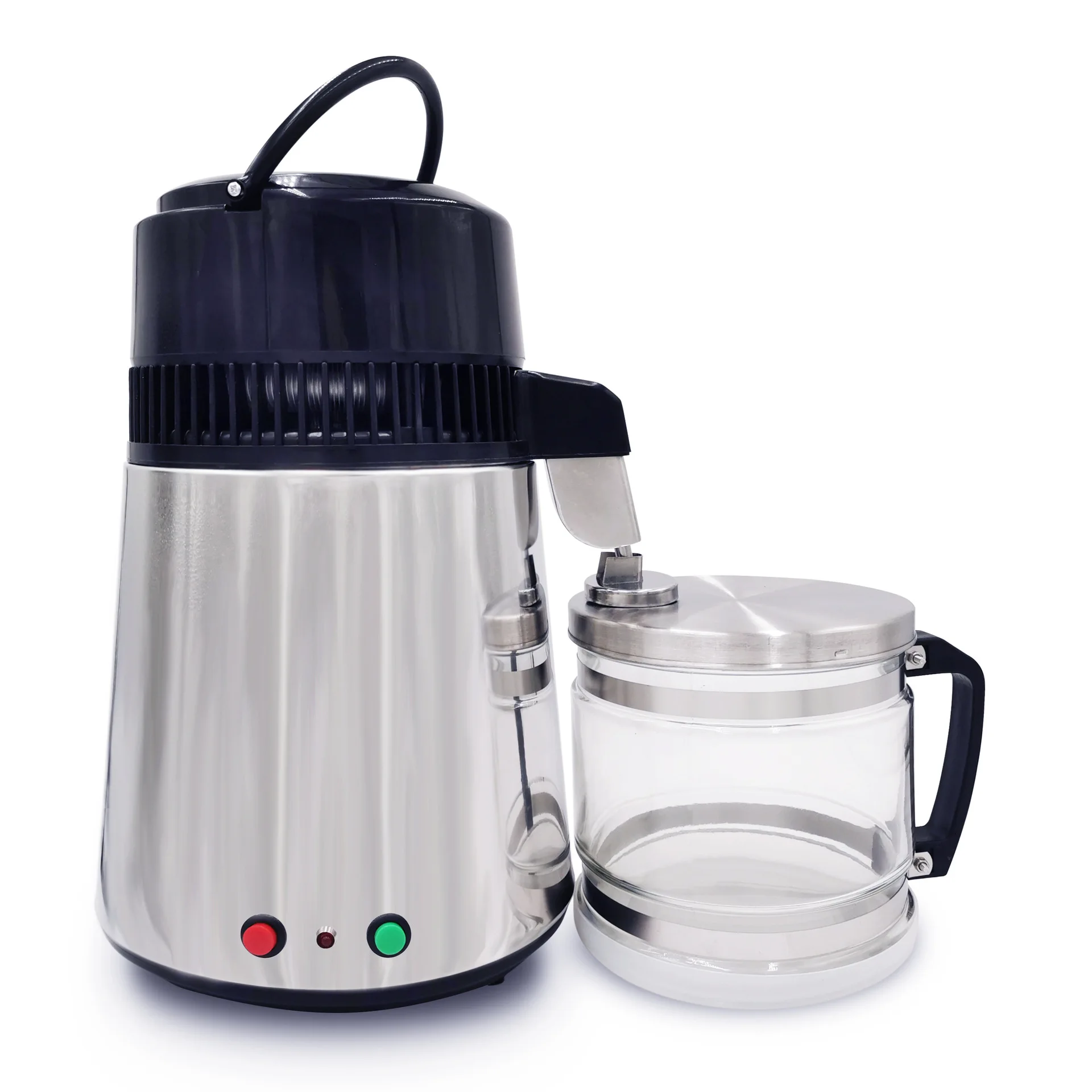 4L Distilled water machine household medical dentistry laboratory 304 stainless steel double button