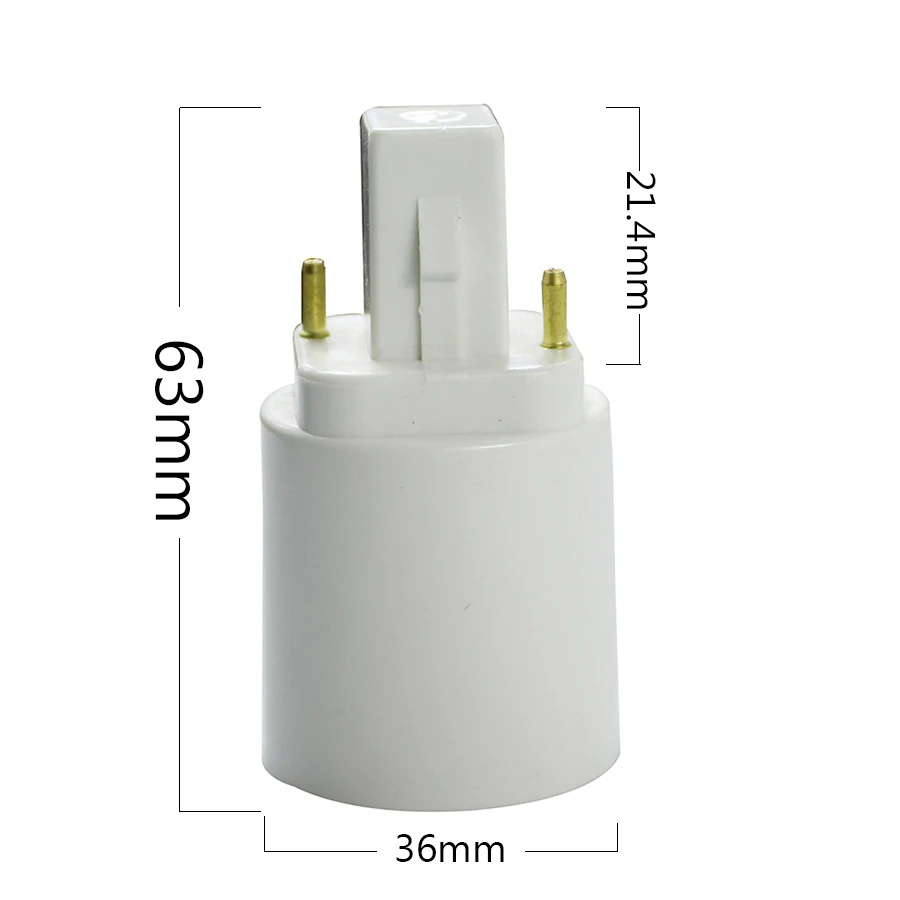 1Pcs Retardant G24 To E27 Lamp Holder Converters Light Bulb Base Socket LED Halogen CFL Lamp Converter G24 Bulb Adapter Screw