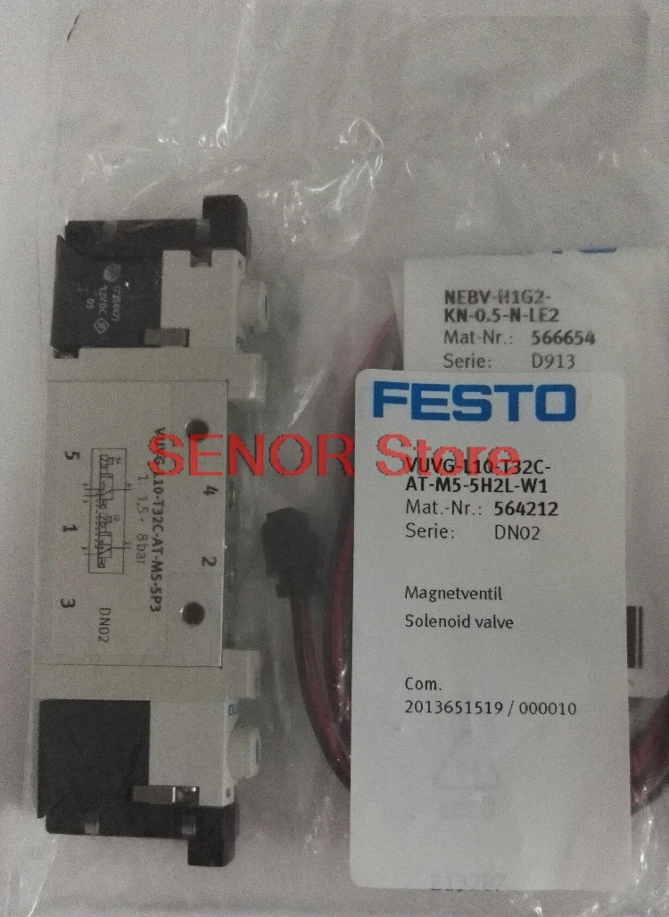 Brand new original solenoid valve VUVG-L10-T32C-AT-M5-5H2L-W1 (564212)