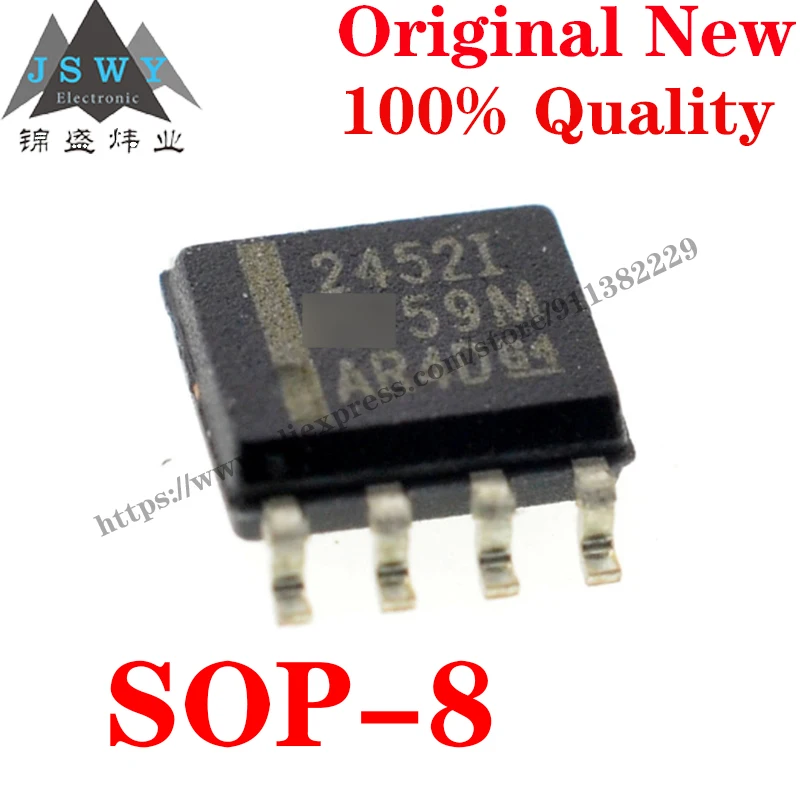 

10~100 PCS TLV2452IDR SOP-8 2452I Semiconductor Operational Amplifier-Op Amp IC Chip with for module arduino Free Shipping V2452