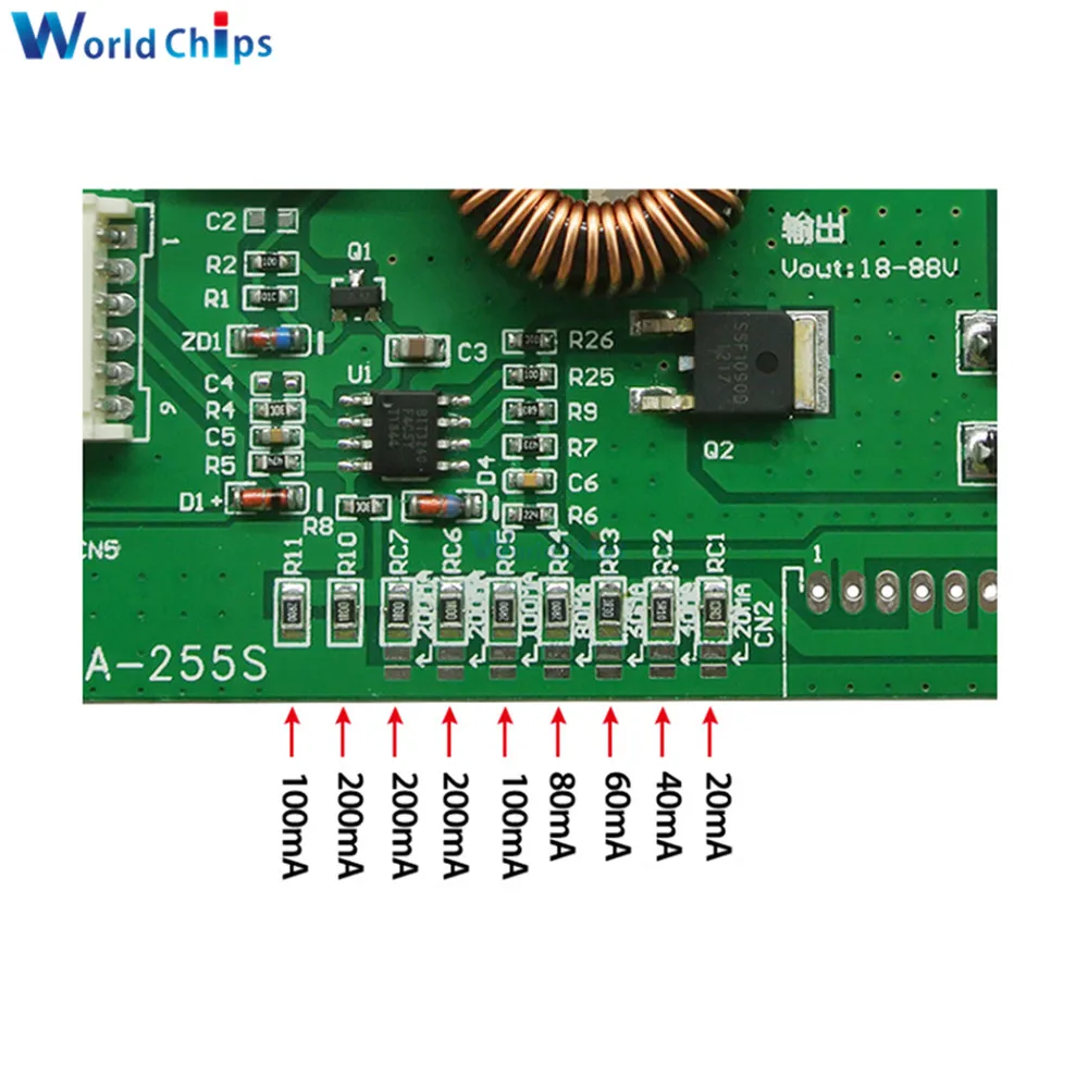 CA-255S 10-48 Inch LED LCD TV Backlight Constant Current Board CA-255 Universal Boost Driver Inverter Board Step Up Power Module