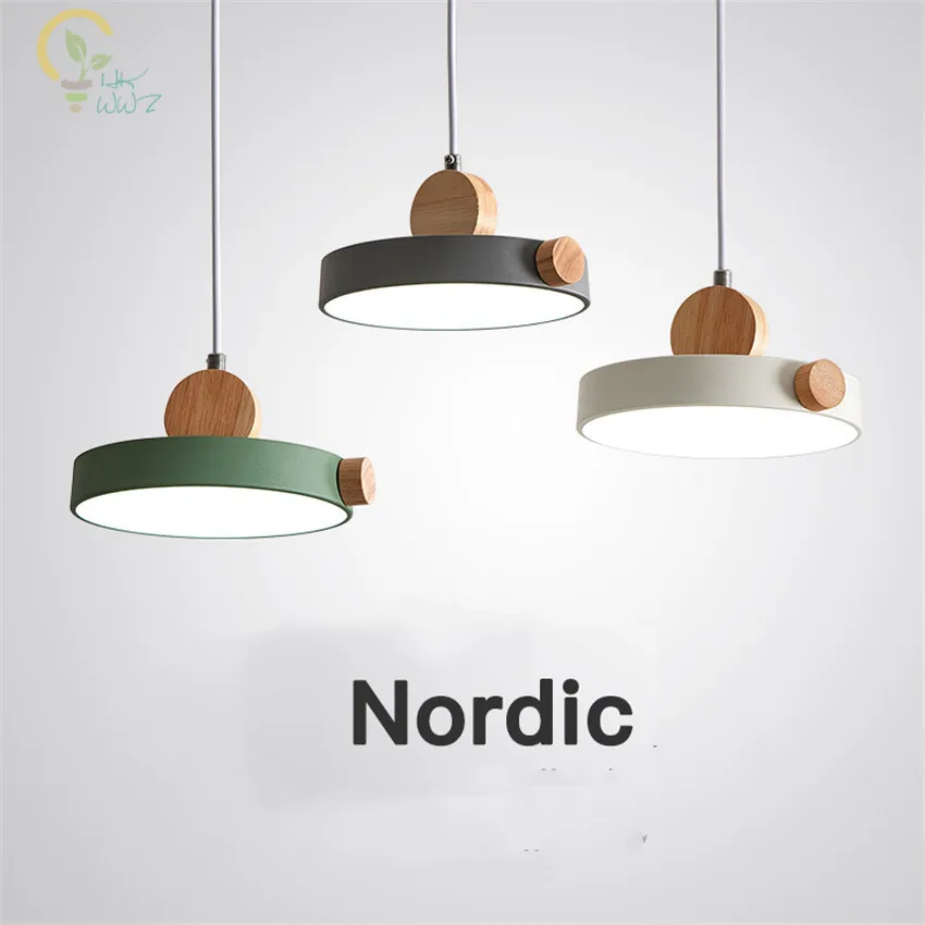 

220V Nordic Led Pendant Lights Creative 1/3 Heads Shop Window Bedside Hanging Lamp Hotel Dining Table Bedroom Pendant Lamps
