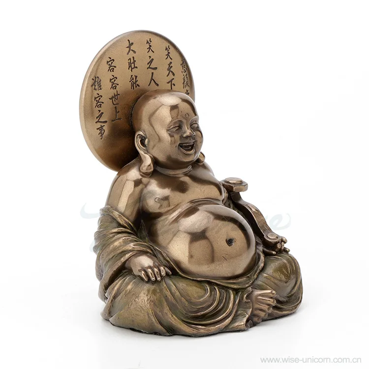 

aCold cast copper maitreya xiaofunna jade ruyi birthday gift craft decoration decoration boutique limited time special offer