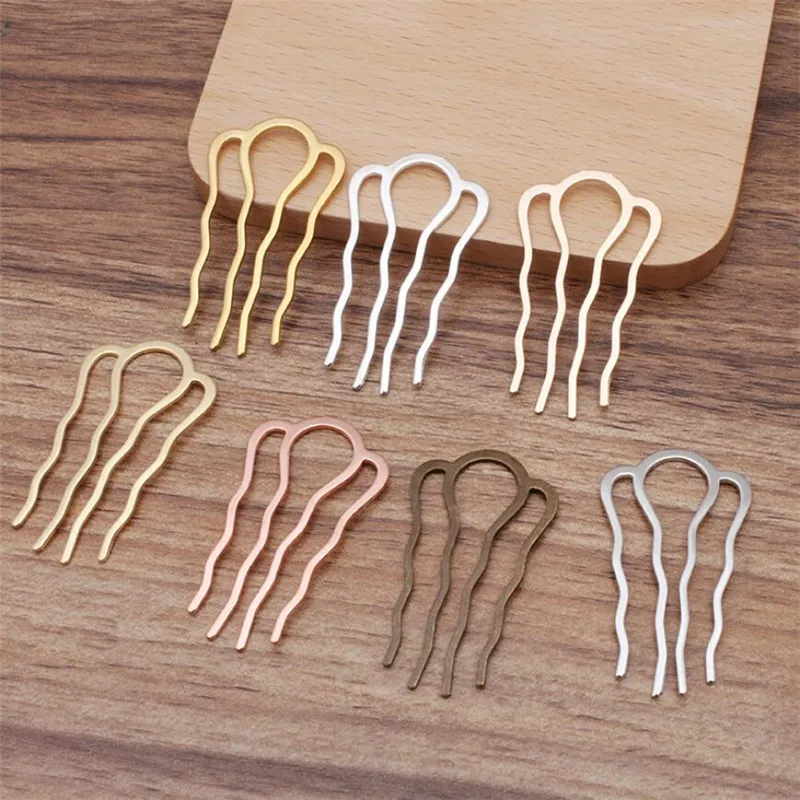 5pcs 46x26/87x49mm 4Teeth Comb Hair Accessories big size Hairpin Hair Wear Vintage Barrette DIY Jewelry Findings