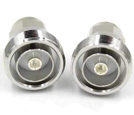 1 peça l29 7/16 din fêmea para n macho conector adaptador reto rf
