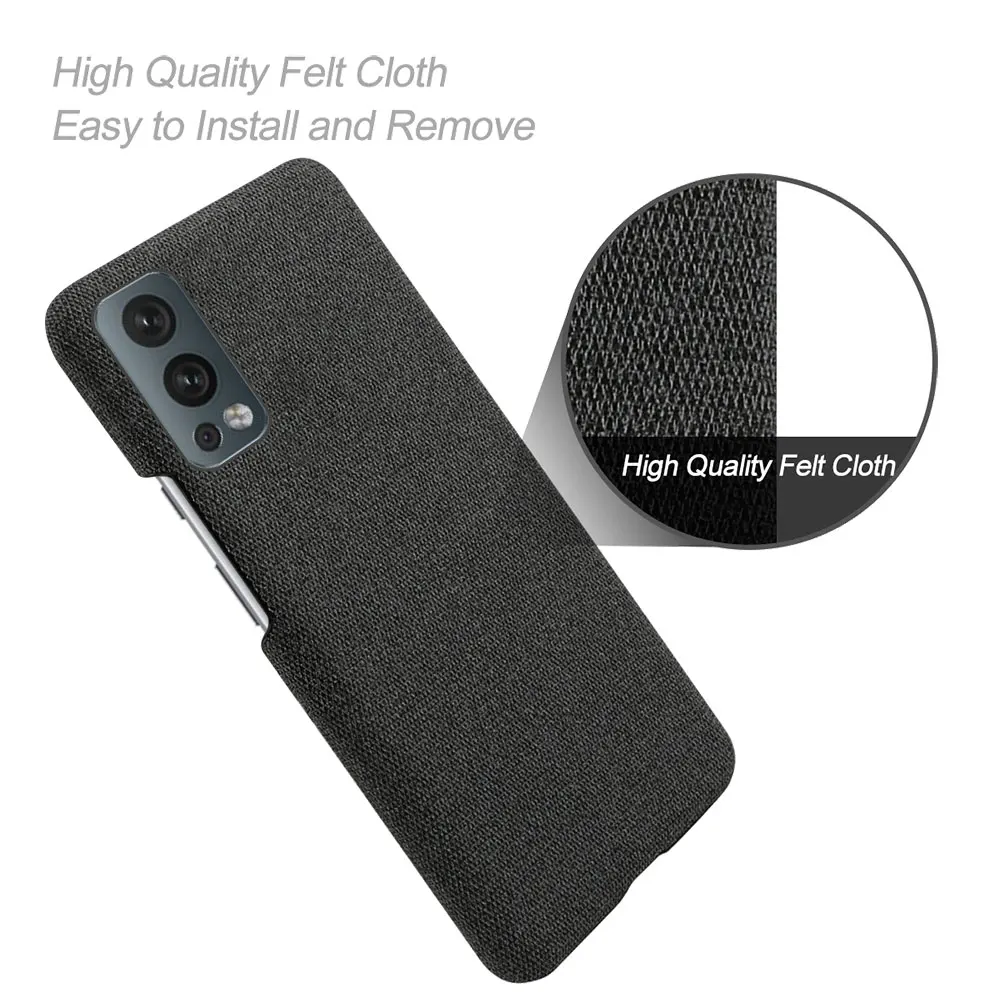 Luxury Fabric Antiskid Phone Cover for Oneplus Nord 2, Case for Oneplus Nord CE, N200, N10, 5G, N100, One Plus 9, 8, 7 P