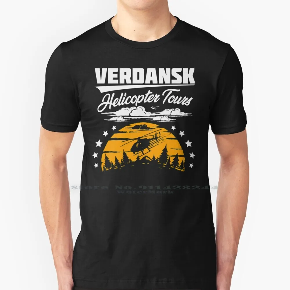 Warzone / Verdansk Helicopter Tours T Shirt Cotton 6XL Gamer Gaming Esports Ps4 Pc Unique Original Cool Warzone Battle Royale